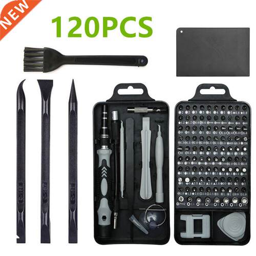 Computer Repair Tool Kit 120 in 1 netic Screwdriver Kit +Pry