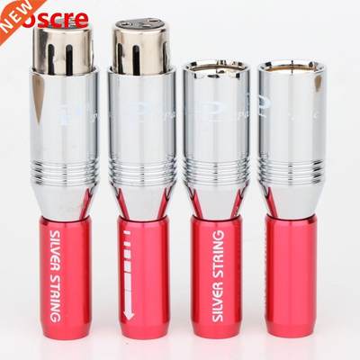 4pieces Preffair Rhodium Plated Interconnect XLR jack xlr ca