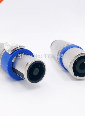 Metal Speakon connector nl4fc malefemale 4Pin plug Audio li