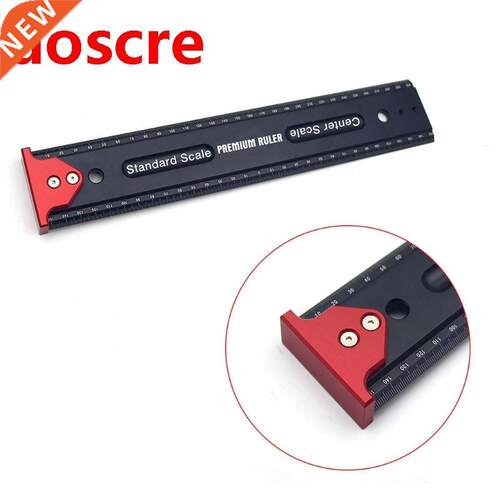 High Precision Measuring Ruler with Hook Stop Level Home Mul