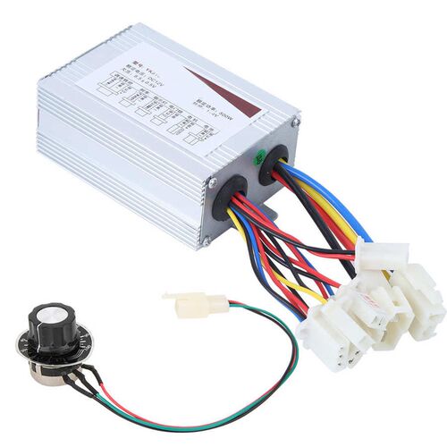 12V 500W Brush Motor Speed Controller Fixed Speed Knob Switc