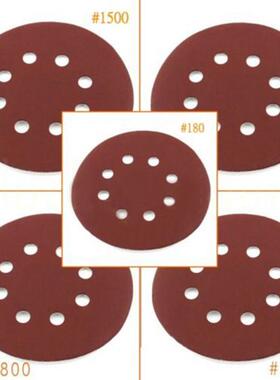 30pcs 5'' Inch Sandpaper Sanding Disc Round Alumina