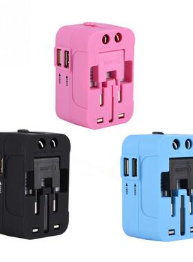 All-in-One Plug Adapter Travel Outlet Converter USB Adapter