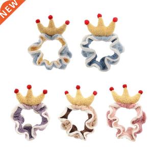 Crown Hair Band Plush Soft Skincare Headband Makeup Head Han