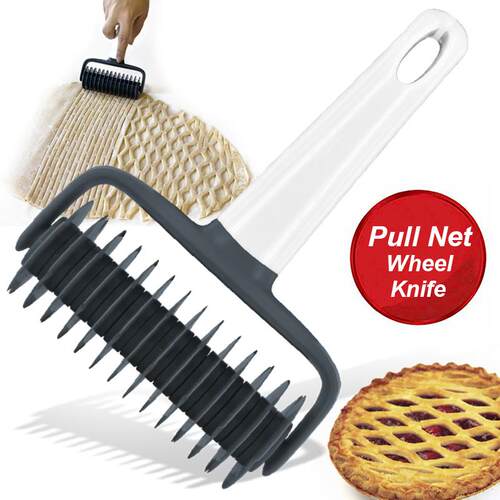 DIY Pie Pizza Cookie Plastic Noodle Cutter Mesh Modeling Too
