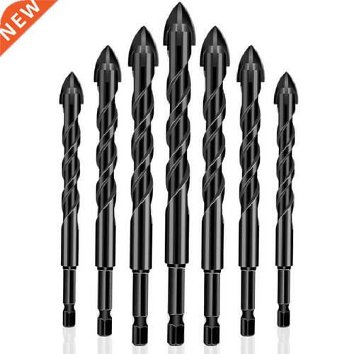 Cross Hex Tile Drill Bit Gl Ceramic Concrete Hole Opener 1/4