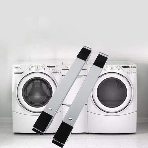 2 Pcs Drum Washing Machine Refrigerator Mobile Base Stand Br