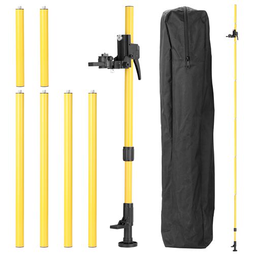 Max 4.2m Height Adjustable Line Leveler Stand Bar  1/4''  Te