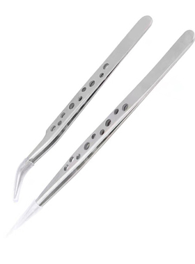 Professional Electronics Industrial Tweezers Anti-static Cur
