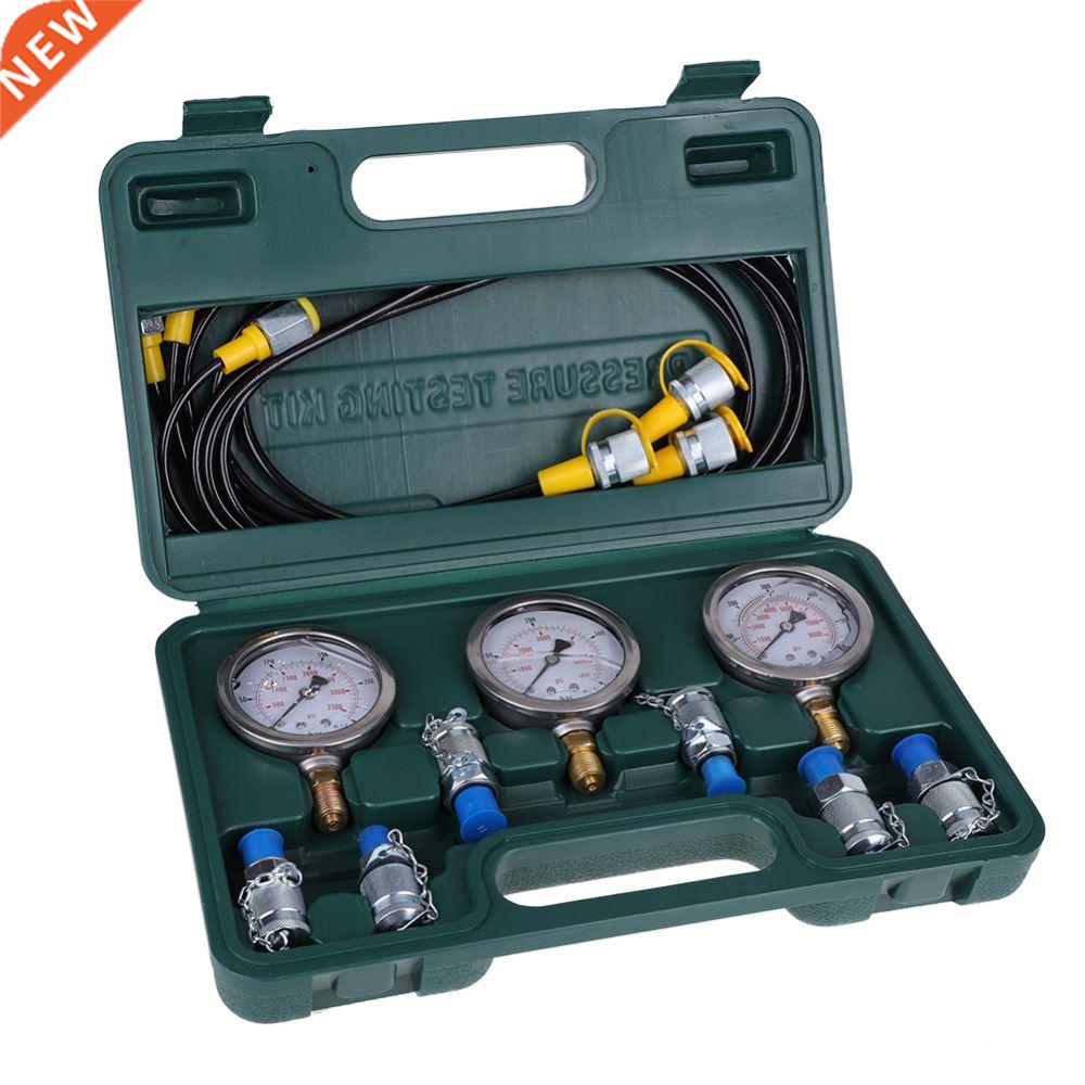 Excavator Hydraulic Pressure Test Kit with Testing Hose Coup