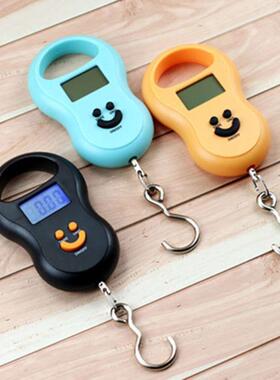 Electronic Scale Black Portable Scale Spring Scale Kilogram