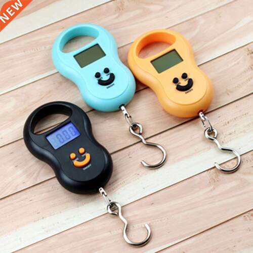 Electronic Scale Black Portable Scale Spring Scale Kilogram