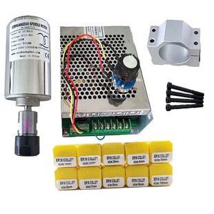 Air cooled 0.2kw CNC spindleMotor Kit ER16 chuck 200W Spi