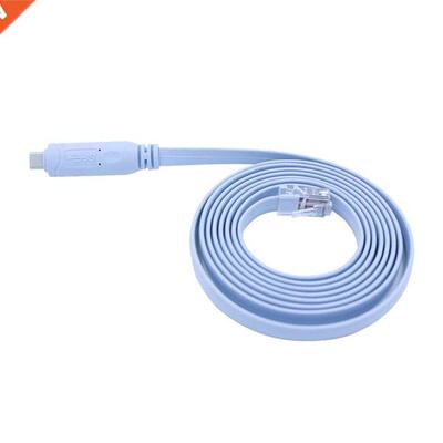 Type C To RJ45 Drive Free USB 2.0 Compatible Console Cable 1
