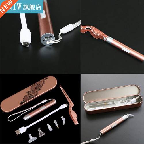 Rechargeable Diamond Painting Pen USB Luminous Elbow Tweezer