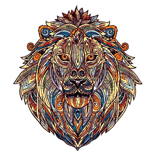 Family Play Game Collection Wooden Lion Jigsaw Puzzles102Pie