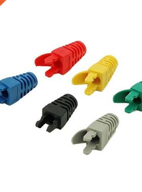 Network RJ45 Cable Ends Plug Connector Cover Boots Cap Cat5