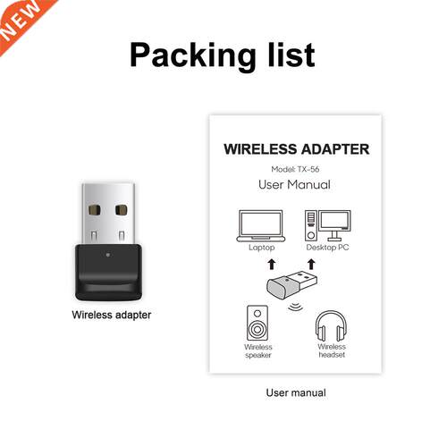 Bluetooth-compatible 5.0 USB Wireless Adapter Audio Transmit
