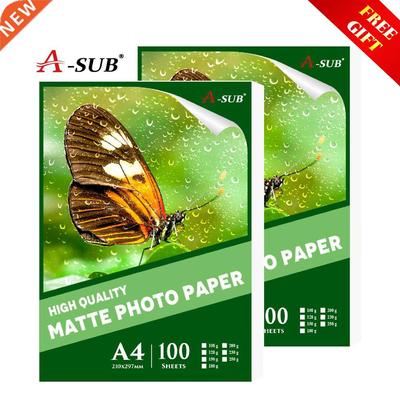 A4 100sheets Inkjet Matte Photo Paper Waterproof for Printe