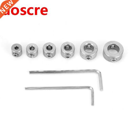 6pcs 3-10mm Drill Depth Stop Bit Collar Set Drilling Limit R
