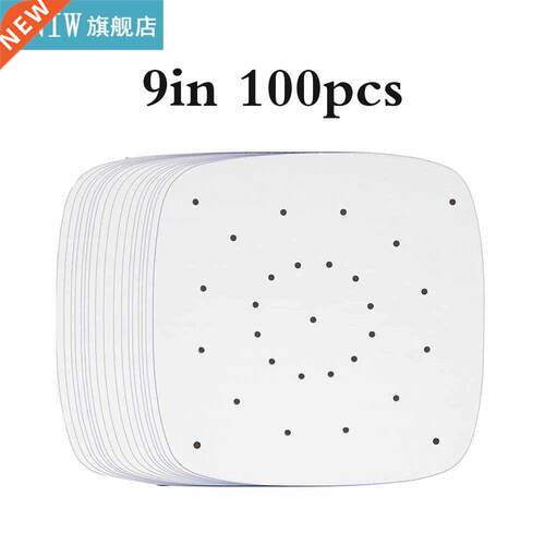 100 Sheets Of Air Fryer Liner Perforation Baking Parchment O