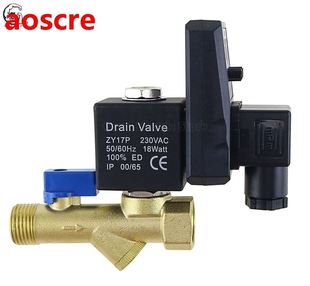 1pcs OPT-B AC220V Air compressor drain valve timing valve el