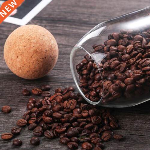 Jar Container Glass ottle Sealed Sugar-Tea Cork-Stopper Can