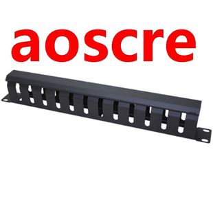 1U Cable Management Horizontal Mount 19 Inch Server Rack , 1