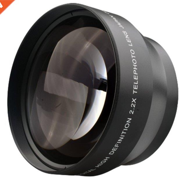 Optics 2.2x Teleconverter Lens Filter Adapter Optical Glass