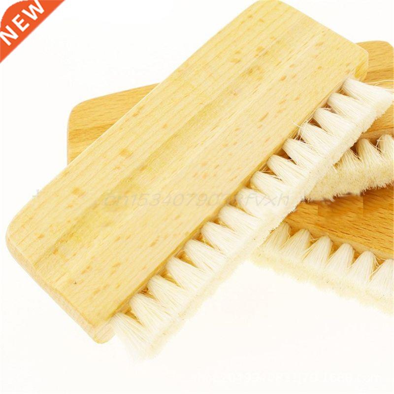 1 Pc LP Vinyl Record Cleaning Brush Anti-static Goat Hair Wo