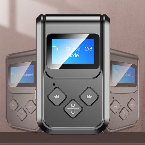 Wireless 5.0 O Receiver Transmitter With Lcd Display 2In1 Mi