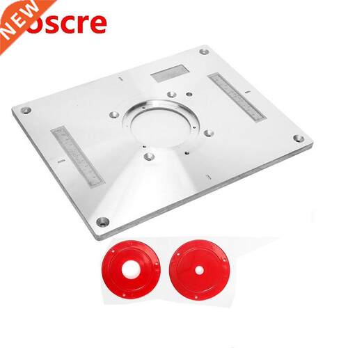 85x85mm Aluminum Router Table Insert Plate Electric Wood Mil