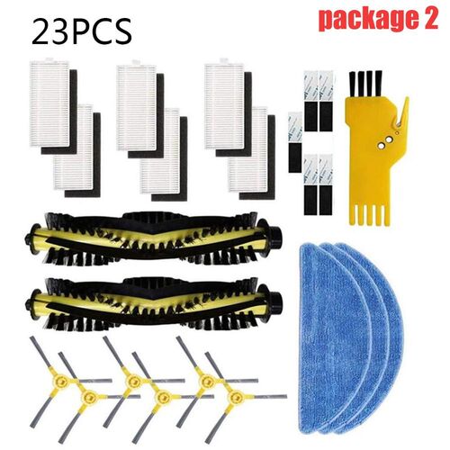 Robot Side Brush Filter Mop Cloth Kit For IKOHS NETBOT S15