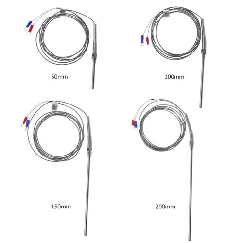K type Thermocouple 2m Cable Wire Length M8 Thread Temperatu