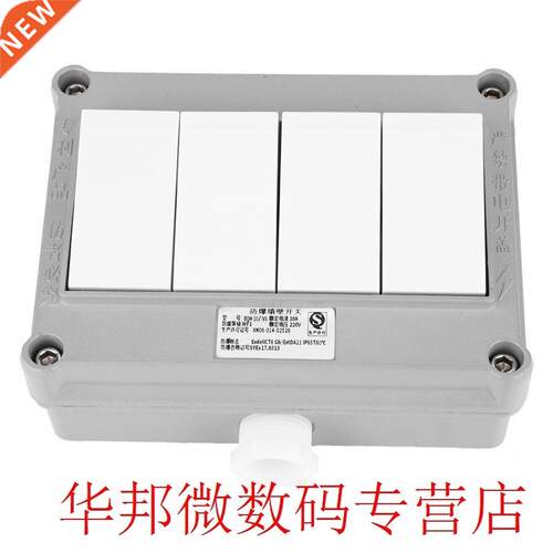 Wall Mount Switch Single/Dual Control Tetrad Anti-Explosion