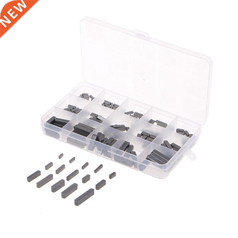 140pcs Round Ended Feather Key Parallel Drive Shaft Keys Set