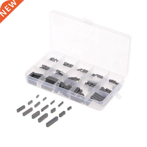 140pcs Round Ended Feather Key Parallel Drive Shaft Keys Set