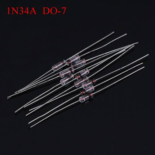 10Pcs 1N34A Germanium Diode 1N34A DO-7 45V IN34A New