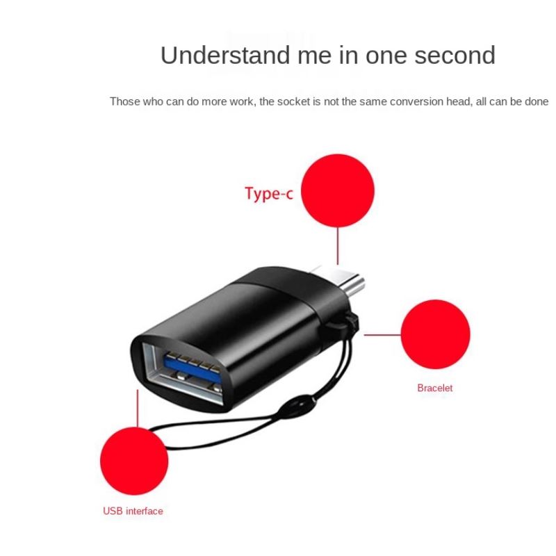 Type-C To Micro Usb Cable Converter Type C To USB .0 OTG Ad