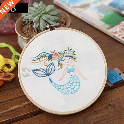 1pc Cartoon DIY Ribbons Embroiy ner Needlework Kits