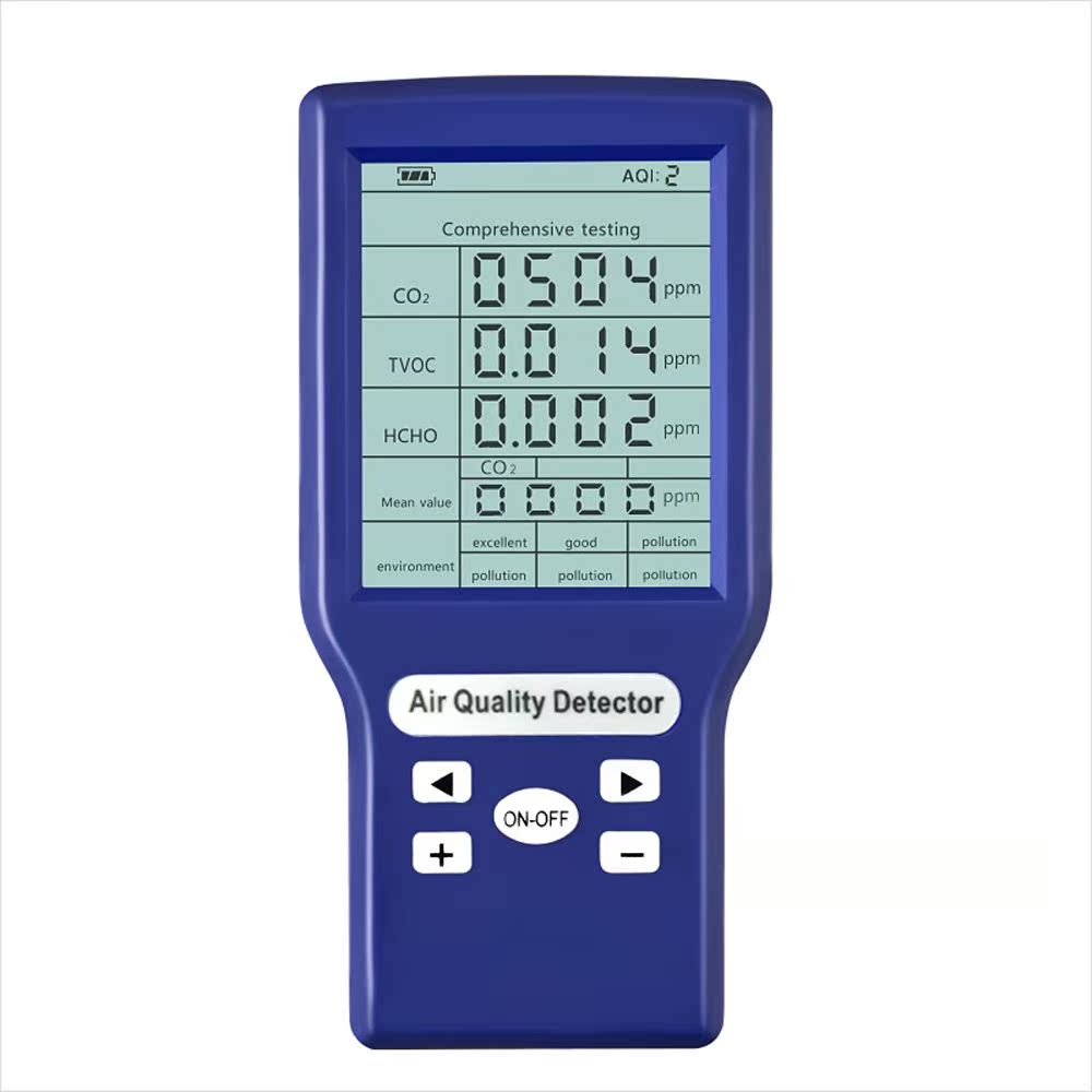 CO2 Meter Multifunctional Air Quality Monitor CO2 ppm Meter