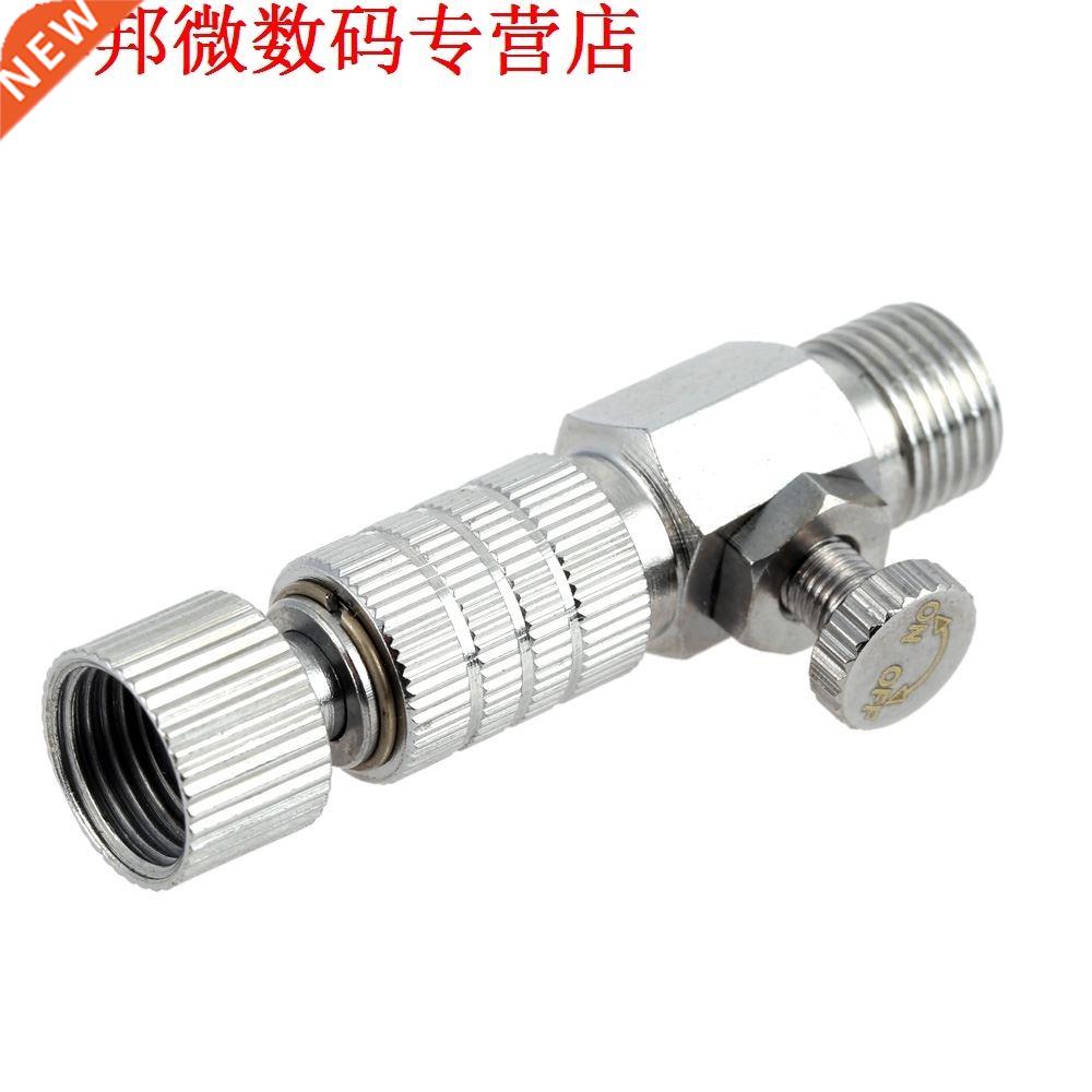 2x Quick Connection Connector Koppeling met Luchtstroom Regu