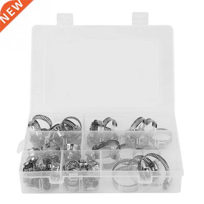 50pcs Hose Clamps Clip Lock Assortment Set for Plumping Pipi