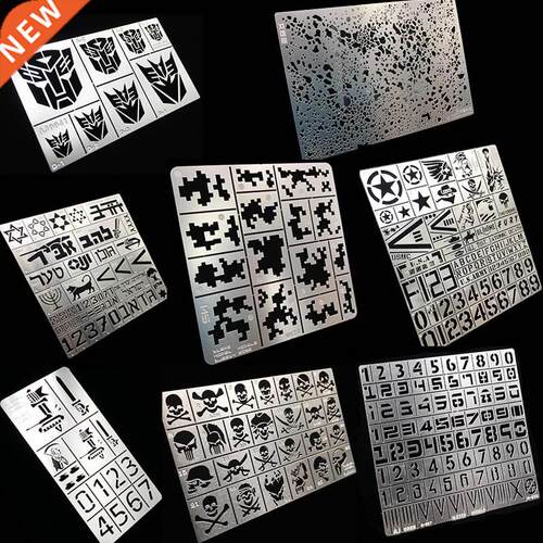Military Building Tank Airplane Model Tools Digital Camoufla
