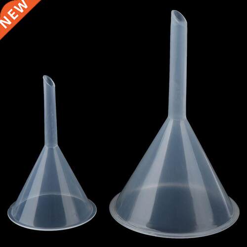 60mm 90mm Mouth Dia Laboratory Clear White Plastic Filter Fu