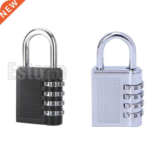 4 Dial Digit Combination Door Luggage Suitcase Code Password