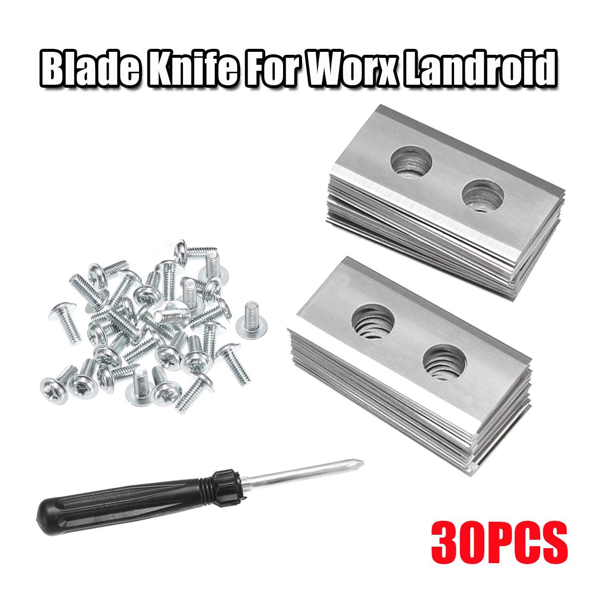 30pcs Steel Replace Ble Knifes Spare Parts with 60pcs Scre