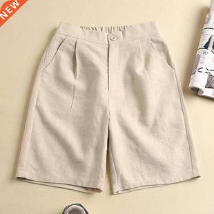 Shorts Women Knee-length Summer Loose Setwear Harajuku Wide-