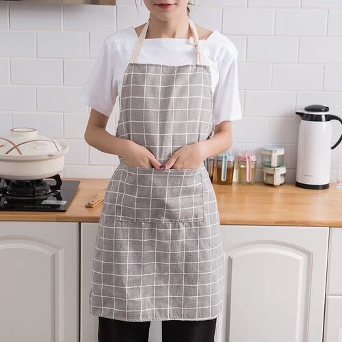 Long Fashion Men's and Women's Kitchen Apron Waist Skirt Wit