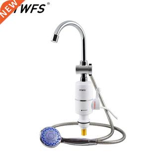 ATWFS Tankless Instant Water Heater Shower Head Bathroom Fa